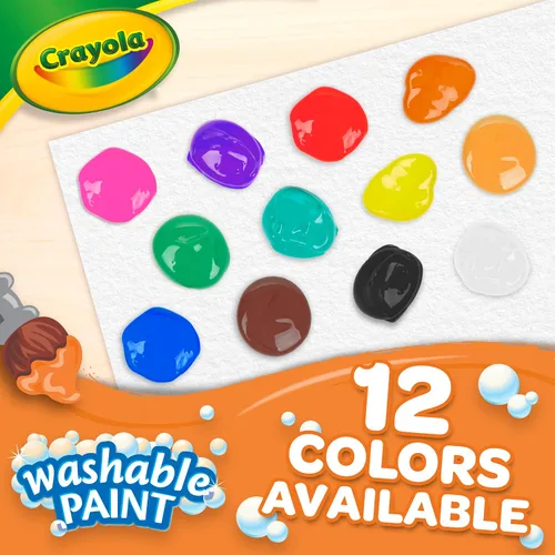 Vista 6 de Crayola Pintura lavable número 54-2128-053, GL, Negro