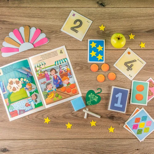 Vista 2 de Clementoni - I Juego Educativo de Cuenta y Cuento Sapientino, Multicolor, 4+ Años