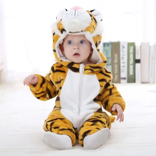 Vista 4 de Disfraces de animales para bebé, unisex, mameluco para Halloween