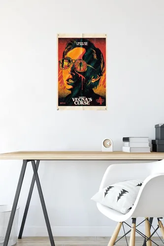 Vista 6 de Netflix Stranger Things: Season 4 - Póster de pared de Vecna's Curse con alfileres