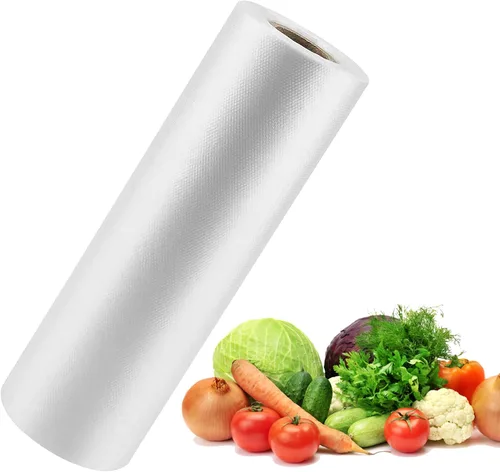Vista 7 de Bolsas de almacenamiento de alimentos, 10" x 14" bolsas de plástico para productos en un rollo, bolsa de plástico transparente para alimentos