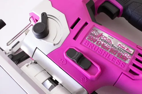 Vista 7 de The Original Pink Box Rompecabezas inalámbrico sin escobillas de iones de litio de 20 V con batería de 2 Ah, rosa