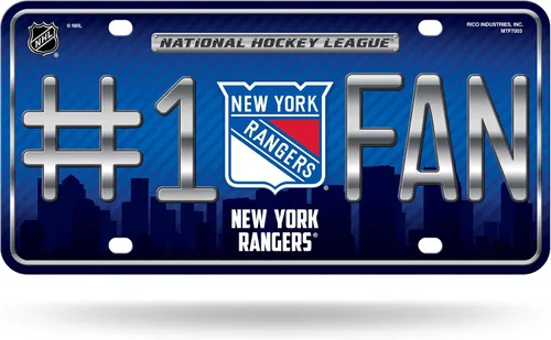 Vista 15 de NHL #1 - Placa de matrícula metálica para ventilador