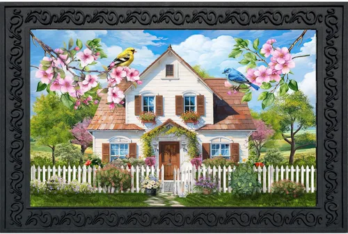 Vista 14 de Briarwood Lane Felpudo de verano de 30 x 18 pulgadas, para interiores y exteriores, con frascos de luz para el verano