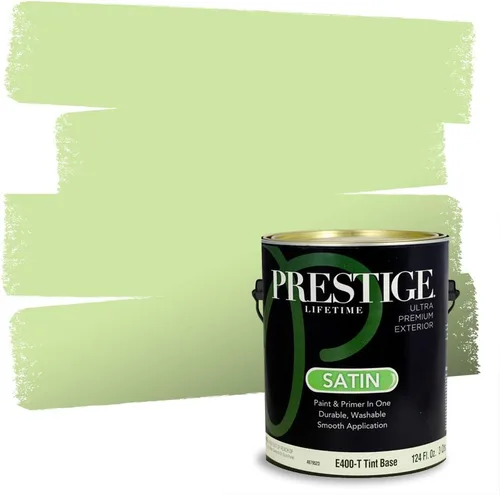 Vista 227 de PRESTIGE Pintura exterior e imprimación en uno, aloe, plano, 1 galón