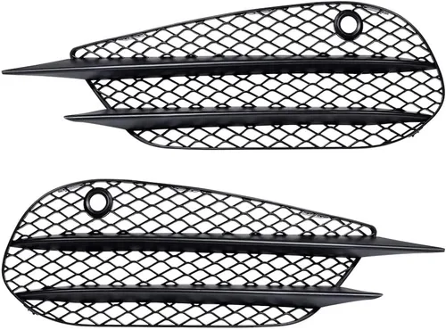 Vista 7 de AMOPACORP 2X Parachoques delantero inferior antiniebla parrilla parrilla parrilla izquierda derecha compatible con Mercedes Clase C W205 Sedan C205