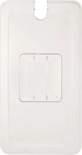 Vista 8 de Winco SP7200C Cubierta ranurada de 1/2 bandeja, transparente, mediana