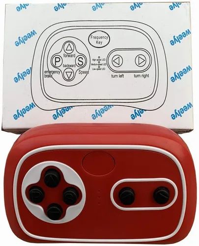 Vista 4 de weelye RX57 12V 2.4G Control remoto Bluetooth y receptor para niños Ride On Toys, caja de control de 12 V, accesorios de placa base para niños