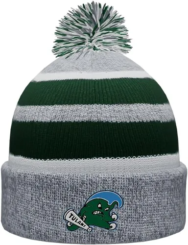 Vista 43 de NCAA Prime - Gorro de punto de invierno con pompón plegable