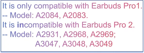 Vista 5 de Reemplazo de auricular derecho original A2083 para AirPod Pro de 1ª generación, compatible con estuche de carga AirPod Pro OEM A2190, A2084, solo