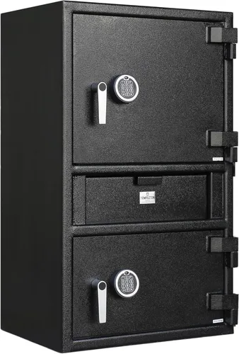 Vista 6 de T871 Caja fuerte de depósito de 2 puertas, teclado doble, 6.44 CBF