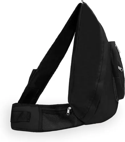 Vista 3 de Everest mochila bandolera, Negro), BB015-BK