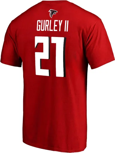 Vista 3 de NFL Youth 8-20 - Camiseta de poliéster con el color del equipo, con nombre y número del jugador, 8, Todd Gurley Atlanta Falcons Red Home
