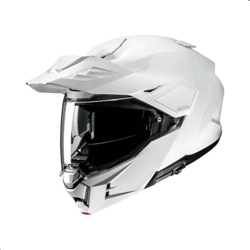 Vista 2 de Casco modular sólido HJC i80 para motocicleta con visera HJ-44 Pin-lock, aprobado por el DOT (Negro, XS)