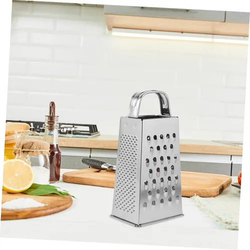 Vista 3 de Housoutil Herramienta de mano de cocina Rallador de acero inoxidable para queso Patata Vegetal