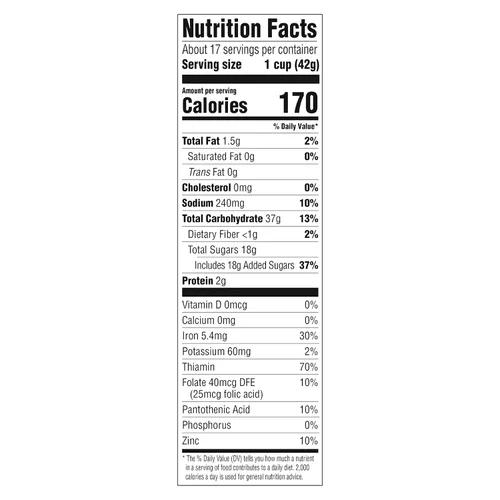 Vista 4 de Malt-O-Meal Cocoa Dyno Bites® sin gluten para niños, cereal para el desayuno tamaño familiar en bolsa a granel, 25 onzas - 1 unidad (paquete de 2)