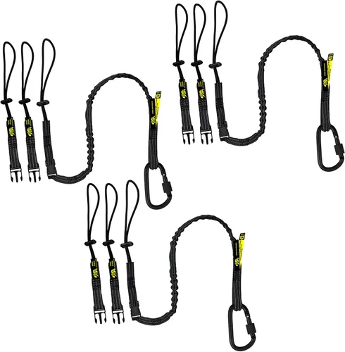 Vista 13 de BearTOOLS Cordón de seguridad intercambiable para herramienta de cambio rápido, 3 en 1, protección contra caídas de seguridad, bloqueo de tornillo