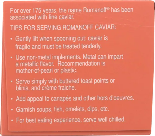 Vista 2 de Romanoff Caviar Red Salmon, tarros de 2 onzas (paquete de 2)