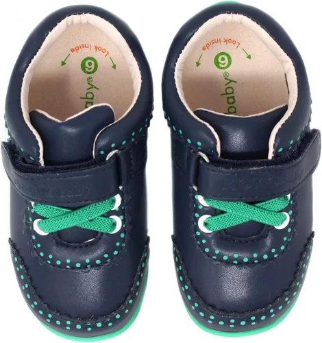 Vista 5 de Momo Baby Boys First Walker - Zapatillas de deporte de piel con diseño de Paul