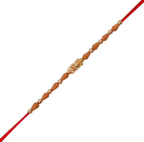 Vista 2 de Amba Handicraft RakhiRakhi for brotherRakhi Setrakhi for brother and BhabhiRakhi cardRakhdiSend rakhi to USARakhi for Brother with Gift SetRakhee