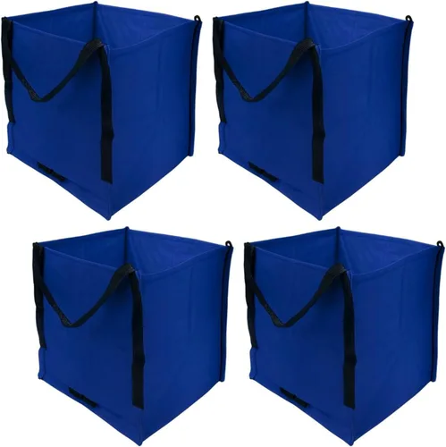 Vista 16 de DURASACK Bolsa de Almacenamiento de Servicio Pesado con Cremallera Superior de 22 Galones, Bolsa de Mudanza de Polipropileno Tejido Resistente Combo