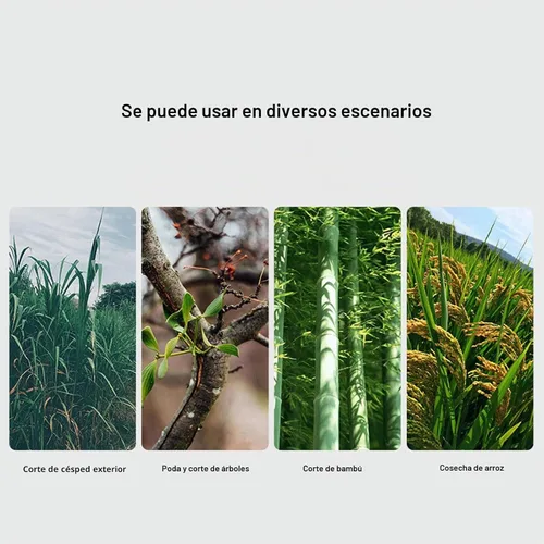 Vista 5 de Hz de corte multifuncional de acero de manganeso para herramientas de jardinería, doble hoz (cabezal de corte individual)