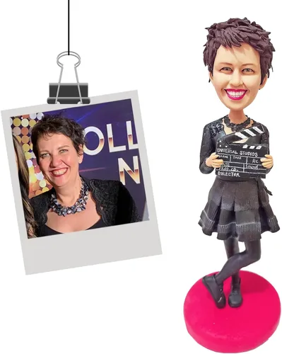 Vista 2 de Bobblehead personalizado para el día de la madre a partir de fotos, escultura de cumpleaños personalizada para mamá, regalo especial para ella