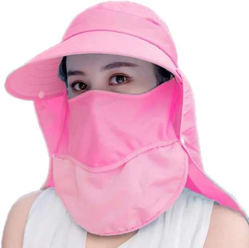 Vista 13 de Sombrero de ala ancha – Multifuncional UPF 50 protección cubo pesca sombrero sombrero gorra