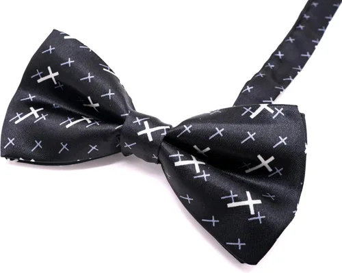 Vista 56 de Pajaritas preatadas hechas a mano para hombre con diseño elegante M126