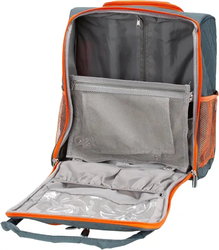 Vista 19 de Rockland Melrose - Maleta con ruedas, de porte vertical, para caber debajo del asiento, Rojo), BF31-RED