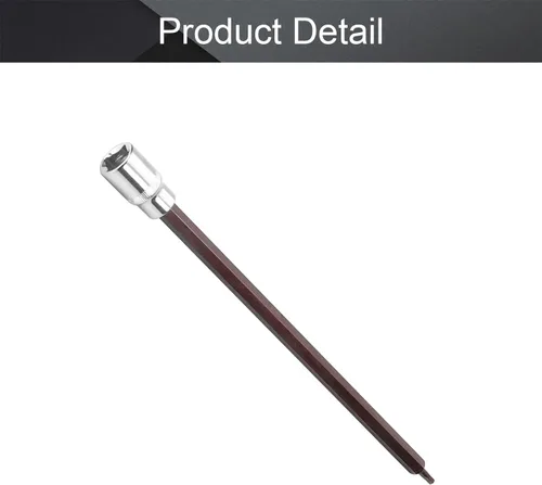Vista 80 de Utoolmart 1/2" Drive x 0.551 in largo Hex Bit Socket, métrico, S2 y Cr-V acero 1pcs