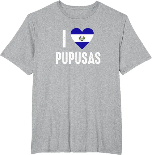 Vista 77 de Camiseta I Love Pupusa from El Salvador
