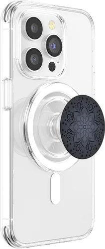 Vista 3 de Gradient Phone 15 Pro Blue Titanium 15 Pro Max Blue Titanium PopSockets MagSafe PopGrip para iPhone