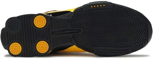 Vista 4 de Nike Shox BB4 - Tenis de baloncesto para hombre amarillo 9