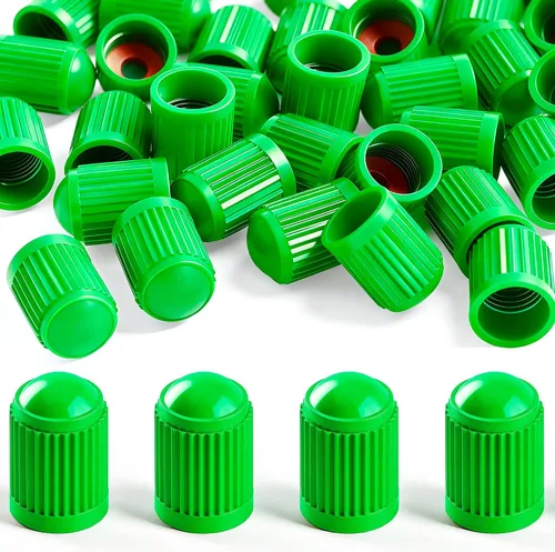 Vista 58 de 10 piezas de tapas de válvula de neumático TPMS con vástago largo, tapas de válvula de rueda de plástico negro para TPMS TR20008, tapas de vástago