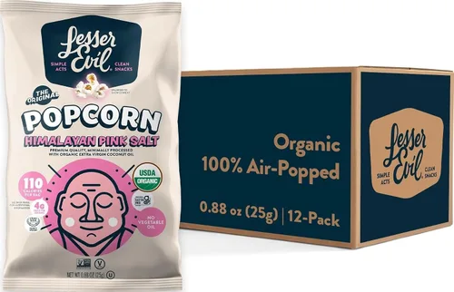 Vista 30 de LesserEvil Palomitas de maíz orgánicas "Avocado-licious", exclusivo de Amazon, calidad premium, mínimamente procesado, sin aceite vegetal, 4.6