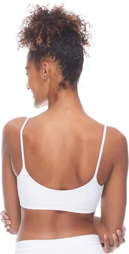 Vista 3 de Body Glove Traje de baño estándar ARO Bralette para mujer, Blanco