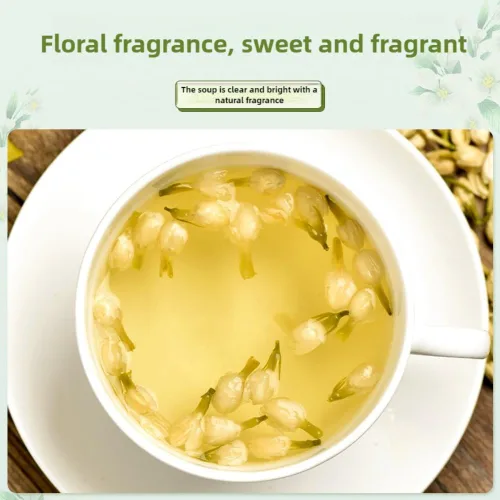 Vista 4 de cn herb 1.06 oz de flores de jazmín flores secas fragantes empapadas en agua