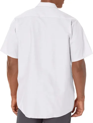 Vista 3 de Red Kap Camisa de trabajo industrial para hombre ajuste regular manga corta