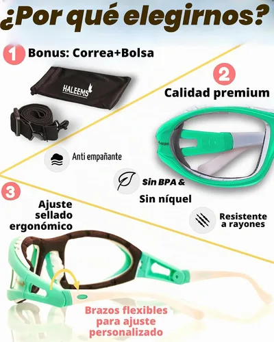 Vista 5 de Gafas para cebolla - Lentes de cocina para picar, cortar y cocinar, antivaho y antiarañazos