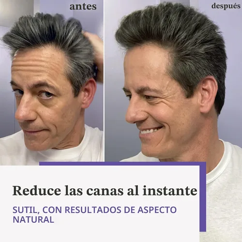 Vista 2 de Touch of Gray de Just For Men, 1 aplicación, paquete de 3 unidades, paquete de de 2, Marrón Touch of Gray light brown instantly blends away grays