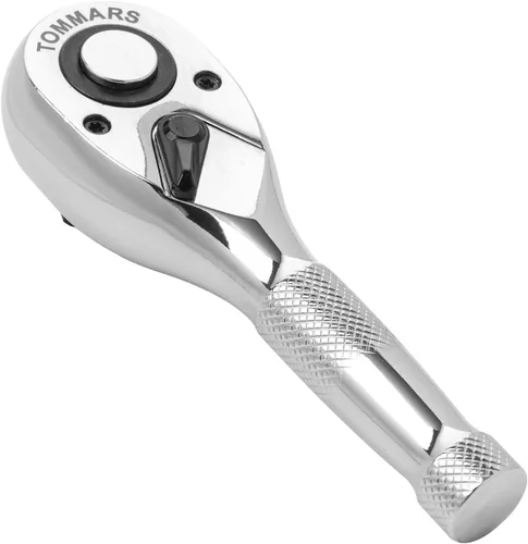 Vista 11 de TOMMARS Llave de trinquete de 1/2 pulgada, llave de trinquete de liberación rápida de 72 dientes, reversible, regalos para hombres, herramientas