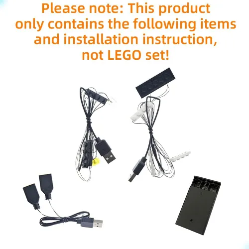 Vista 3 de GEAMENT Kit de luz LED compatible con Lego Hogwarts Express - Juego de iluminación para modelo de construcción 75955 (juego de modelos no incluidos)