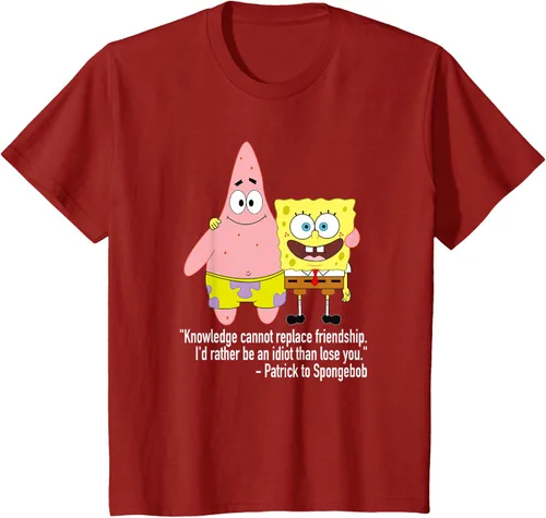 Vista 56 de Mademark x SpongeBob SquarePants - Patrick & SpongeBob - Camiseta de la amistad Asfalto
