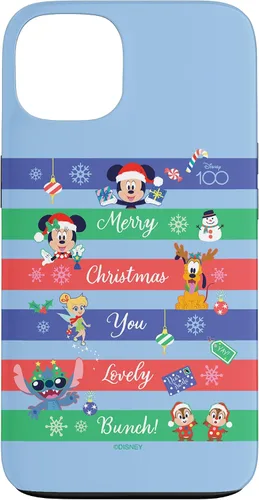 Vista 7 de Funda para iPhone 16 Disney 100 Mickey & Friends Merry Christmas You Lovely Bunch