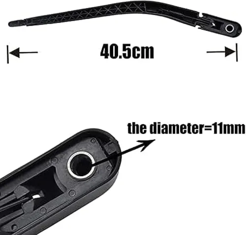 Vista 2 de Rear wiper blade and wiper arm for Opel Zafira 1999-2005 16" car rear wiper