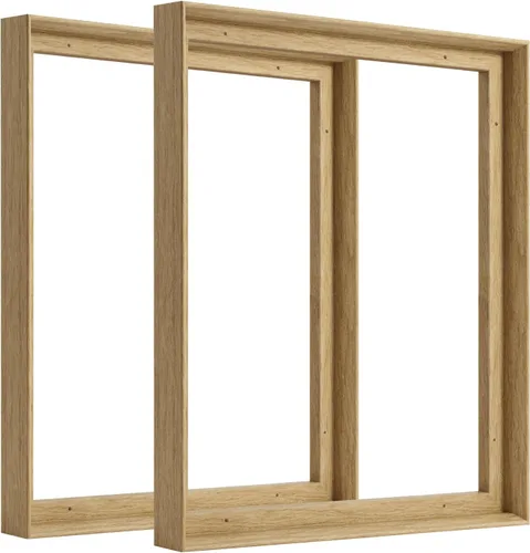 Vista 20 de FOLKOR Floating Frame for 8x10 Inch Canvas Painting with 0.6-0.8" Deep, 2 Pack Canvas Floater Frame Living Room Decor, Wall Art frame for Prints Oil