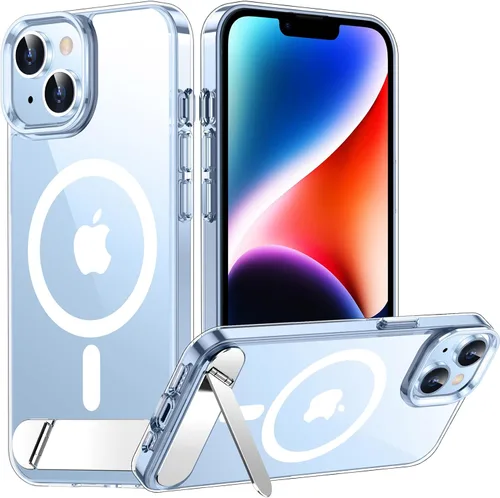 Vista 289 de Funda para iPhone 11 con compatibilidad magnética, [Soporte invisible incorporado][Compatible con MagSafe]