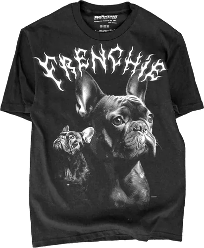 Vista 29 de Camiseta de Heavy Metal de los 80s con Animal en Negro - 100% Algodón - para Hombre y Mujer
