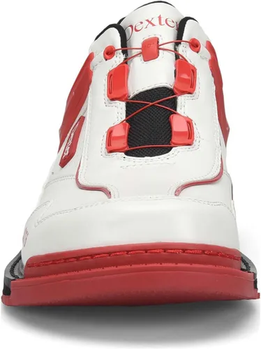 Vista 5 de Dexter Zapatos de bolos modernos para hombre Blanco/Rojo